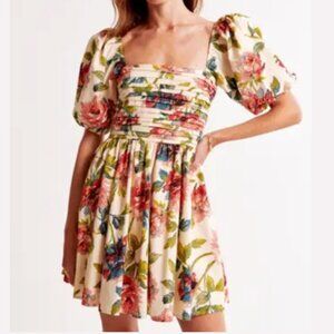 The A&F Emerson Waisted Poplin Mini Dress